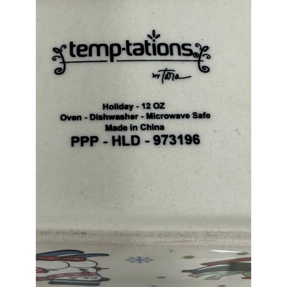 Temp-tations Holiday Mini Loaf Pan 12oz w/ Lid – Snowman & Penguin Design - Picture 5 of 8